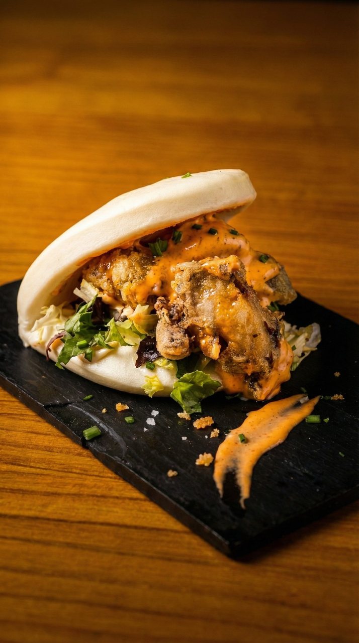 Pan Bao de Puntillas de Calamar