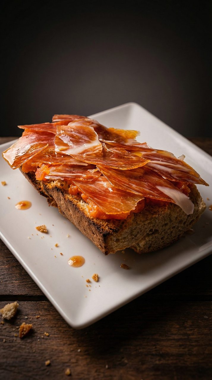 Jamón Ibérico y Tomate